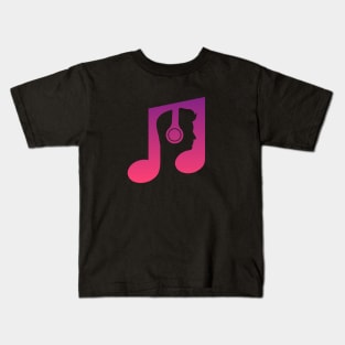 Shape of music Kids T-Shirt